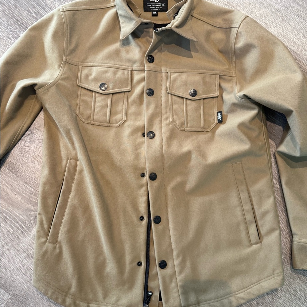 Men's Saga Softshell Jacket. Mens Medium - Picture 2 of 7